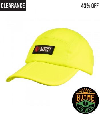 Split Peaked Cap - Yellow